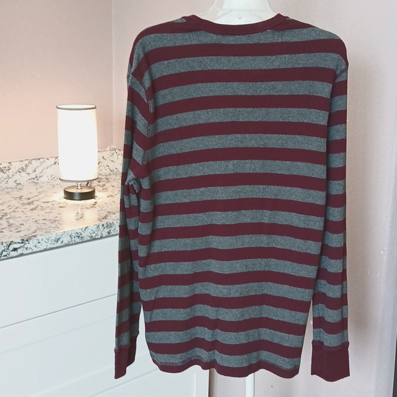 Merona men's striped thermal size XL - Picture 6 of 9